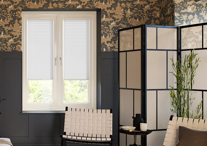Solaris, Platinum - Stick Fit Pleated Blind - Image 3